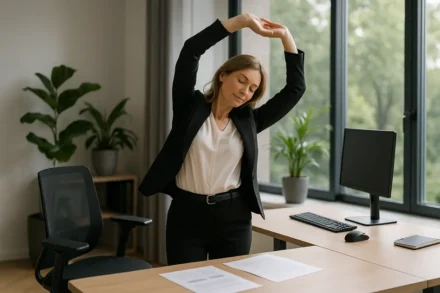 Rückenübungen am Arbeitsplatz: So klappt’s es zwischendurch
